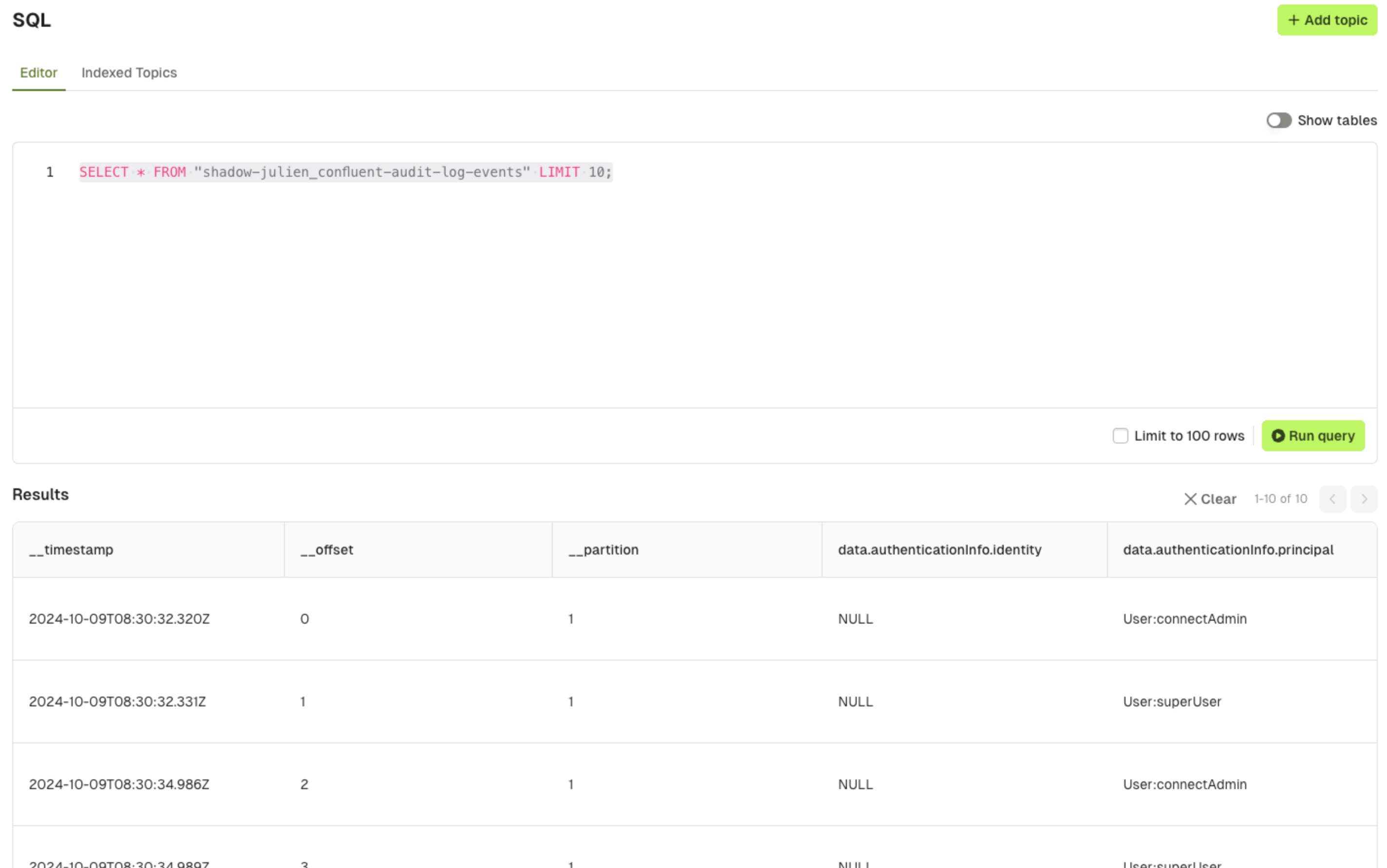 Conduktor SQL